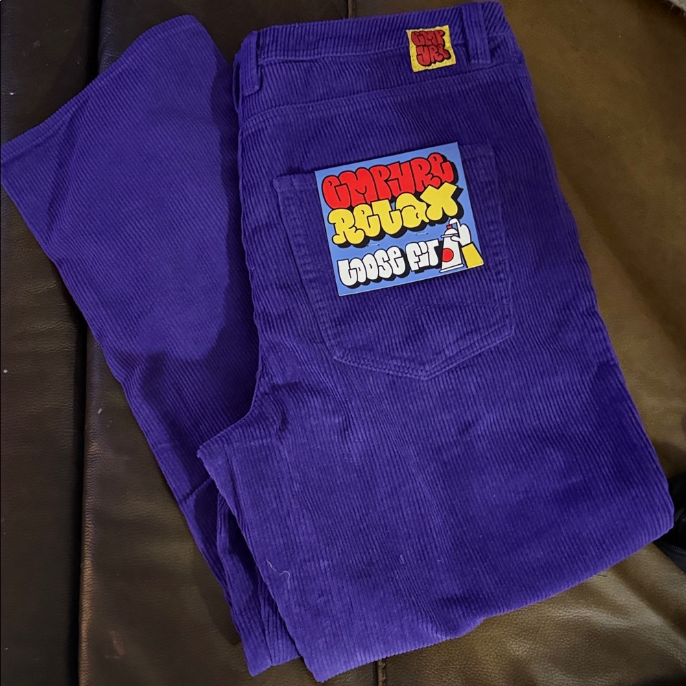 Zumiez Purple Corduroy Pants